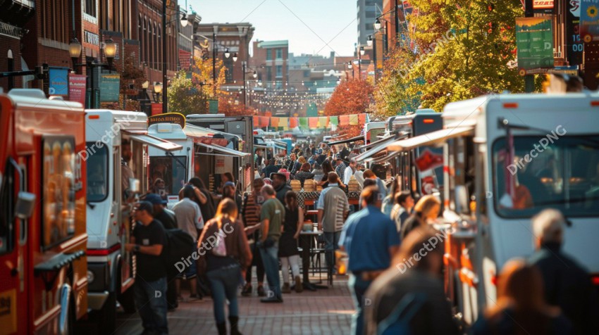 Bustling Food Market image