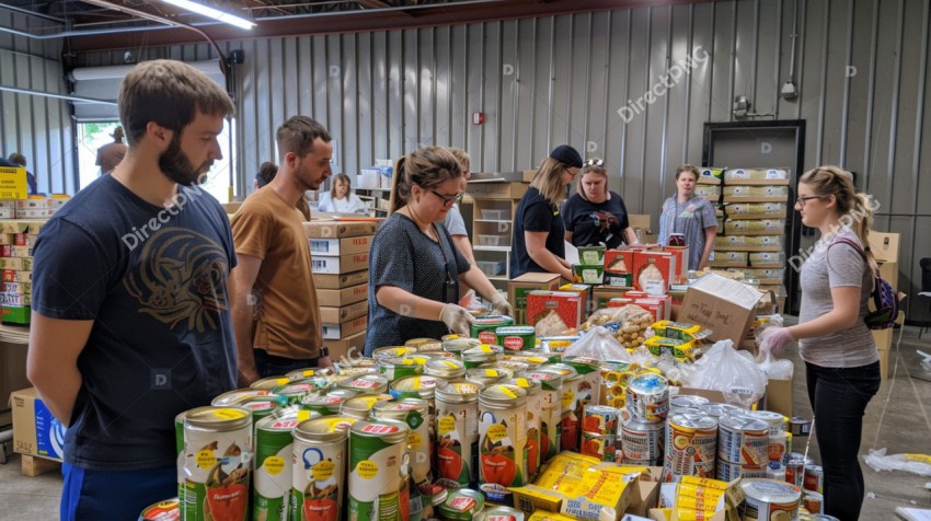 Volunteers Packing Food2