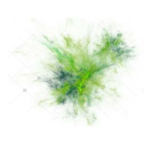 Green Mist Smoke Effect PNG