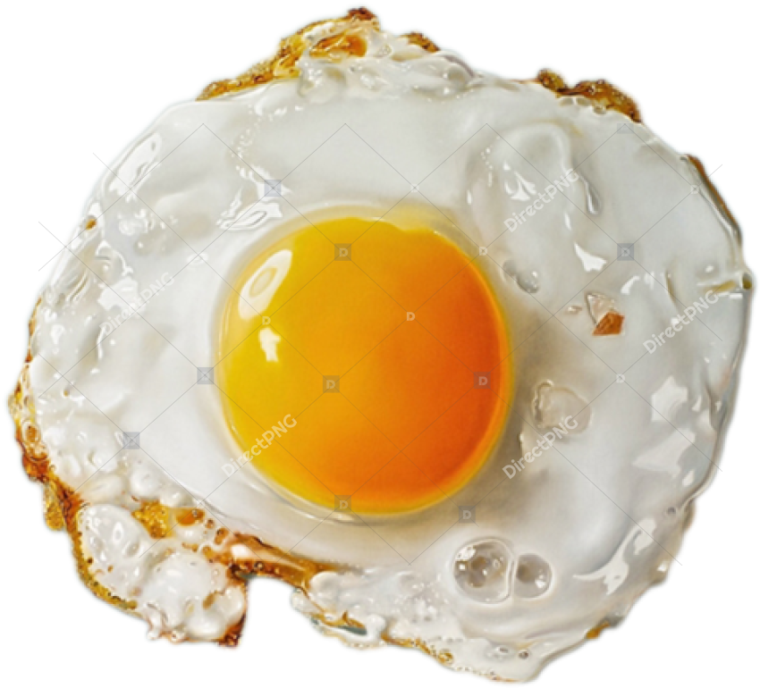 Sunny Side Up Fried Egg PNG