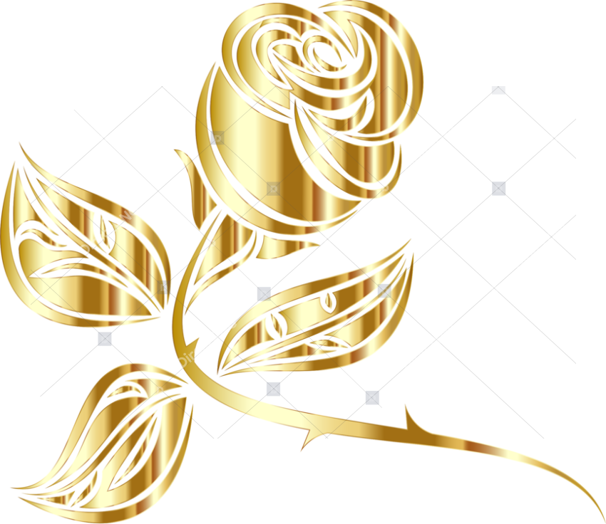 Flower,gold,body Jewelry Rose Gold Rose Clipart