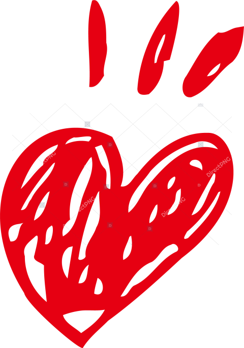 Transparent Crayon Clipart Chalk Heart Png