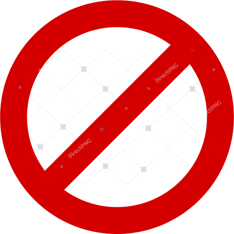 Circle With Slash Png Red Circle With Slash Png