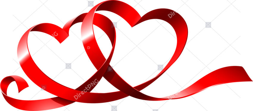 Valentines Day Love Romance Wish Girlfriend, Love ribbon