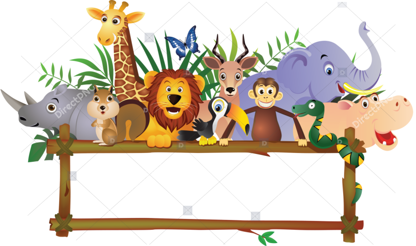 Baby Jungle Animals Jungle Background