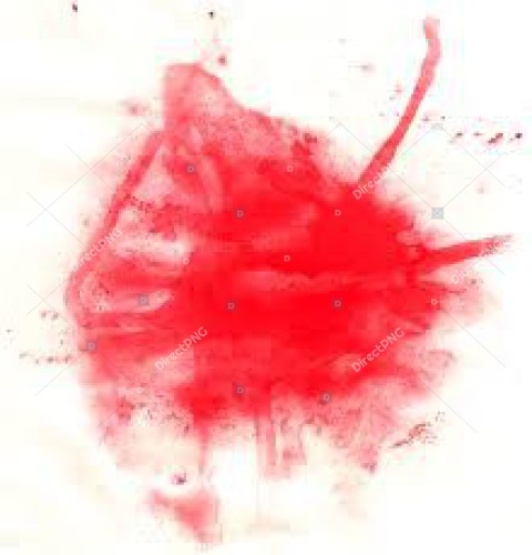 Red Abstract Paint Splash PNG