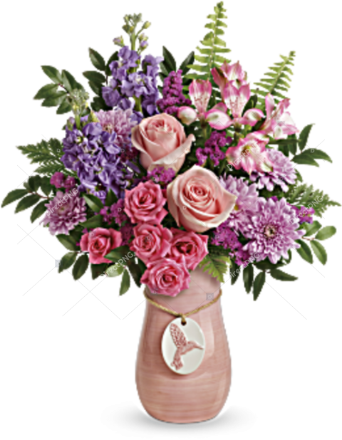 Winged Beauty Bouquet By Teleflora Teleflora Winged Beauty Bouquet