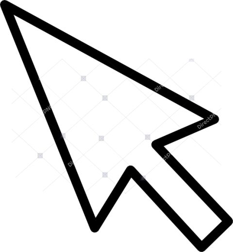 Computer Mouse White Arrow Background