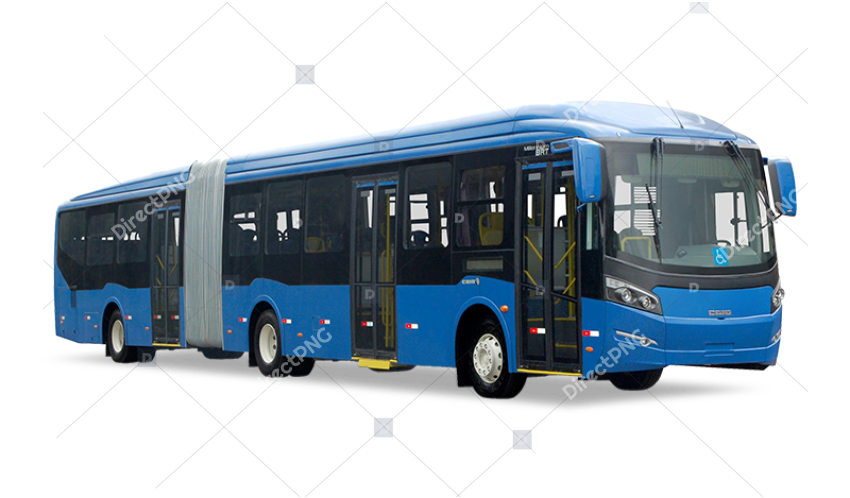 Blue City Bus Public Transport png image