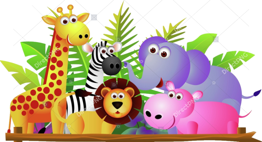 Group Clipart Wild Animal Transparent Background Animals Clipart