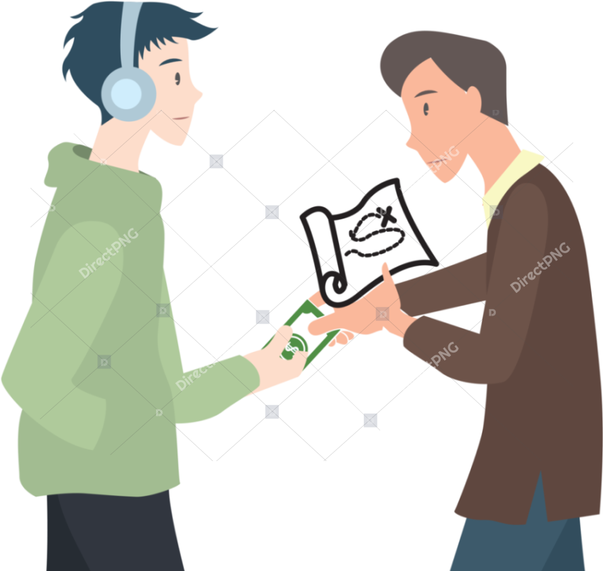 Person Giving Money To Someone Clipart Giving Money Clipart