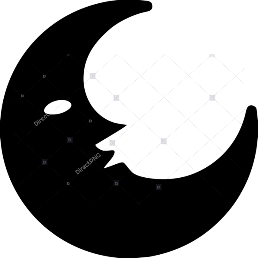 Moon Emoji Png moon Clipart Transparent Background Half Moon Png