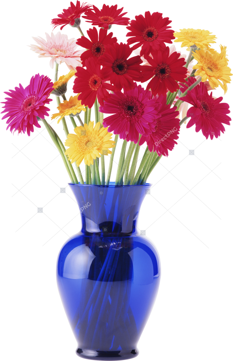 Transparent Vase Of Flowers Png Flower Vase Png Free